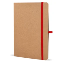 Zeszyt w miękkiej okładce Kraft Paper A5 / Czerwony LT92061-N0021