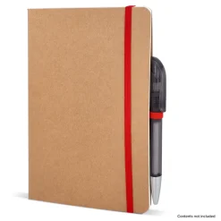 Zeszyt w miękkiej okładce Kraft Paper A5 / Czerwony LT92061-N0021