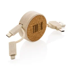Zwijany kabel do ładowania / Khaki P302.369