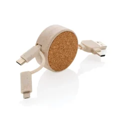 Zwijany kabel do ładowania / Khaki P302.369