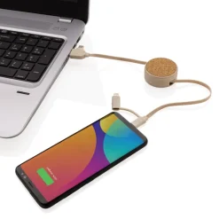 Zwijany kabel do ładowania / Khaki P302.369