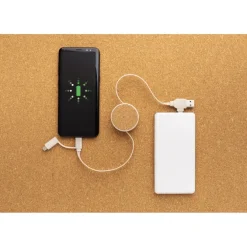 Zwijany kabel do ładowania / Khaki P302.369