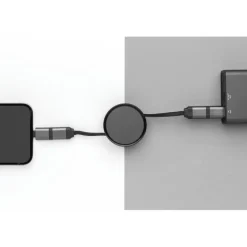 Zwijany kabel do ładowania 6 w 1 Terra / Szary P302.752