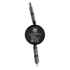 Zwijany kabel do ładowania 6 w 1 Terra / Szary P302.752