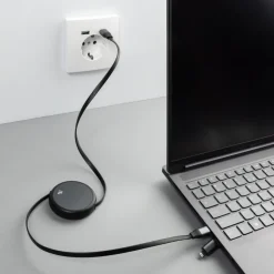 Zwijany kabel do ładowania 240W Terra / Black P302.7701