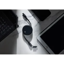 Zwijany kabel do ładowania 240W Terra / Black P302.7701