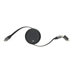 Zwijany kabel do ładowania 240W Terra / Black P302.7701